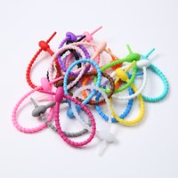 1/5/10/20/50pcs KeyChain Tag Rope Silicone rubber Wire Cable Loop Screw Lock Gadget Ring Key Holder Keyring DIY Handmade Finding