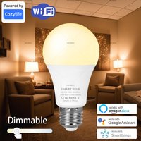 E27 WiFi Smart LED Bulbs Temperature Works With Alexa Google Home Adjustment Dimmable APP Voice Control Table Lamp LED Source