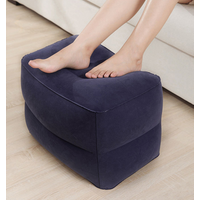 1pcs Inflatable Airplane Footrest Pillow Comfort Flight Sleeping Resting Travel Foot Leg Relax Pad