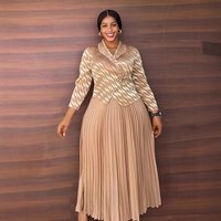 Miyake Pleated Skirt Set for Women 2025 New Gold-plated Lapel Two-piece Sets Fashionable Loose Large-size Folds Skirt