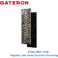 GATERON GT60 PRO+ Magnetic Keyboard PCB for 60% Layout, Magnetic Jade Series Exclusive, Rapid trigger for Customized Keyboard