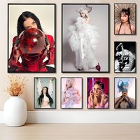 Singer T-That P-Poppys Poster Fancy Wall Sticker for Living room bar retro decorative painting room