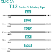 T12 Series Soldering Iron Tip Lead-Free Electric Solder Tip For Digital T12 Station HAKKO FX-951 FM-2027 950D Soldering Station