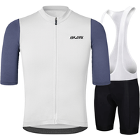 AliExpress RAUDAX Men Short Sleeve Cycling Jersey Set with Pockets MTB Bike Clothing High Quality Ropa Ciclismo Bib Shorts Bicycle Uniform