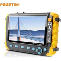 PEGATAH IV8W 4K CCTV Tester 5 Inch Security Camera Monitor for AHD/CVI/TVI CVBS Analog Test with HDMI VGA Input UTP CFTV Testers