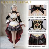 Genshin Impact Sandrone The Marionette Fatui Harbinger Full Set Women Two Dimensional Game Cosplay Costume Lolita Party Cos