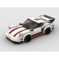 243PCS New MOC Car Model Champions 1975 911Turbo Supercar DIY Creative Educational Children's Building Blocks Gift