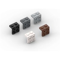 MOC 10PCS 44728 Bracket 1x2-2x2 Building Block Kit 92411 Support Bricks Educational Particle Assemble Toy Children Birthday Gift