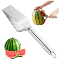 Stainless Steel Watermelon Slicer Cutter, Triangular Melon Cutting Tool, Quick Fruit Slicer Kitchen Gadget
