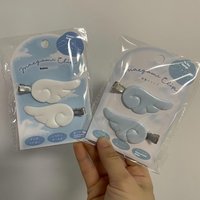 Z. 1Pair Cute Sweet Japanese Style Y2K Angel Wing Hair Clip Hairpin Barrettes Hairgrip Headdress Headwear Ornaments Accessories