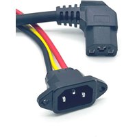AliExpress LAJQTAO Battery Connector Plug Three Vertical Charging Socket elbow With Wires 10A Cable For 36V 48V Universal E-bike Scooter
