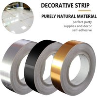 Self-Adhesive Seam Sticker Tape for Wall Floor Waterproof Tile Beauty Decal Sealing Strip with Gap Tape Edge D