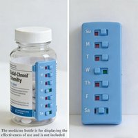 2026 New Model Reusable Medication Reminder Recorder and Pill Tracker - Portable and Easy to Use, a Medication Memory Aid for Daily Medication Reminders and Management, Suitable for Various Pill