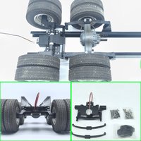 Electric Lift Rear Suspension for 1/14 RC Truck Tamiya For Scania 770S For volvo FH16