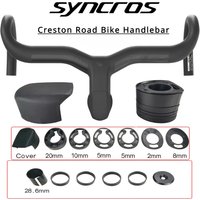 Syncros Creston Road Bike Carbon Handlebar Internal Wiring Integration Carbon Fiber Bike Handle 31.8mm Road Bike Accessories