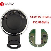 YIQIXIN 315/315LP/433/868Mhz ID46 Chip Remote Car Key For BMW MINI Cooper Clubman Countryman Cabrio R56 R57 R58 R60