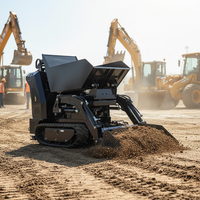 Customize Crawler Mini Dumper 1000kg Euro 5 EPA Fast Delivery for Construction High Quality Mini Dump Truck