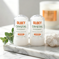 60g Alum Stone 100% Natural Odourless After Shave Deodorant Alternative Soothes SkinAntiperspirant Underarm Removal