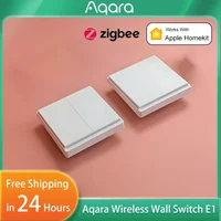 Aqara Wireless Smart Wall Switch E1 ZigBee 3.0 Switch Wall-mounted Remote Control Key Light Switch Button for Mihome HomeKit APP