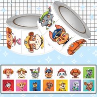 500pcs Cute Cartoon PAW Patrol Sealing Stickers Cute Graffiti Stationery Bike School Supplies Teacher Reward Decals Toys Gifts