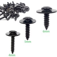 Fender Retainer Clips Fits 4mm 5mm 6mm Cross Self Tapping Phillips Screws Car Body Plastic Grommet Metal Rivet