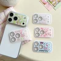 Cute Cartoon KT Glitter Lens Film Camera Protector Lens Film For IPhone 17 Pro Max HD Protective Glass For 17Pro Full Cover