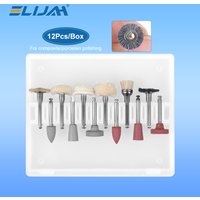 Dental Composite Polishing Kit 12pcs/kit DenspayRA 2.35mm Polisher for Low Speed Hanpiece Porcelain Natural Teeth Nail Polishing