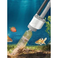 AliExpress TUNFAN Aquarium Water Change Pump Electric Fish Tank Cleaning Tool Vacuum Water Changer Gravel Cleaner Siphon Filter Pump 30W 220v