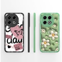 For Tecno Spark 30 Pro 4G Case Beautiful Flower Camera Protection Shockproof Anti-Fingerprint Cover For tecno spark30 pro Coque