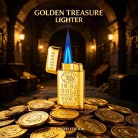 2026 New Metal Torch Lighter, Windproof Refillable Butane Igniter With Visible Gas Tank, Portable Multifunctional Lighter For Ki