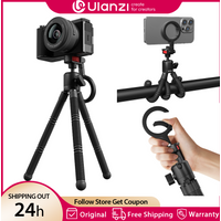 Ulanzi MT-30 Flexible Camera Tripod Sefile Stick for DSLR Camera iPhone MagSafe Tripod Stand for Outdoor Travel Live-stream Vlog