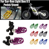 Electric Bike CNC Foot Pegs Rest Footpegs Foot Pegs Bracket For Sur-Ron Sur Ron Surron Light Bee X & S Electric Motocross Parts