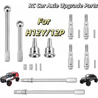 MJX Rc Car Axle Shaft Hardened Reinforced Front Rear Wheel Axle Stainless Steel Upgrade Spare Parts For H12Y H12Y Plus H12P