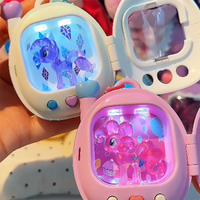 Original Glowing My Little Pony Electronic Pet Keychain Creative Lock Buckle Bag Pendant Fashion Cute Decor Accessory Gift