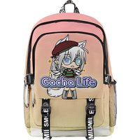 Hip Hop Youthful School Bags Unisex Funny Gacha Life Travel Bags 3D Print Oxford Waterproof Notebook multifunction Backpacks