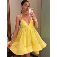 Sexy Bandage Sling Dress Summer Clothing Women 2026 Sleeveless Backless Ball Gown Cake Dresses Vacation Beach Style Mini Dress
