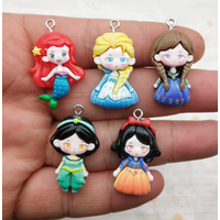 Lot 10 pcs Cartoon Resin Charms Pendants for Jewelry Making Necklaces Earrings Braceltes DIY Crafts Gifts