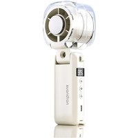 2026 new high-speed fan desktop folding digital display neck-hanging ice spray humidifying mini handheld small fan