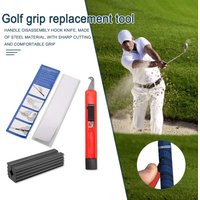 Club Cover Removal Repair Tool Set 13 Golf Grip Tape Strips Golfs Grip Replacement Tool Kit Hook Blade Rubber Vise Clamp