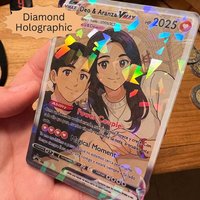 Personalized Anime Anniversary Card Custom Photo Wedding PostCard Custom Couple Birthday Anniversary Valentines Day Gift Lovers