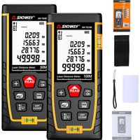 SNDWAY SW-TG50 TG100 Laser Distance Meter Rangefinder Digital Laser Range Finder M/In/Ft with Self-calibration Data Storage