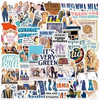 50Pcs Musical Theater Movie Mamma Mia! Sticker DIY Graffiti Waterproof Stickers Water Bottle Laptop Luggage Guitar Skateboard