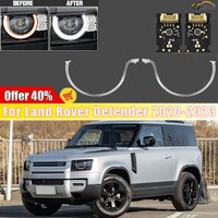 For Land Rover Defender 2020 22021 2022 2023 Car DRL Headlight Light Guide Strip Daytime Running Light Tube Bar DRL Chip Board