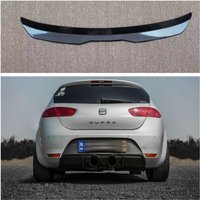 Rear Roof Spoiler For SEAT Leon MK2 Spoiler Extension Lip 2005 - 2013 High Quality ABS Plastic Rear Wing for cars Accessories