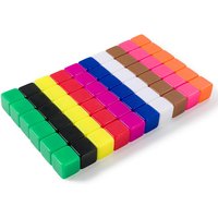 Blank Dice 16MM Counting Cubes Color Assorted Learning Toys Ideal for Sorting, Counting, Classrooms, DIY Fun Teaching Supplies