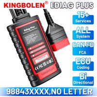 KINGBOLEN EDIAG PLUS THINKCAR ThinkDiag 2 Système complet Protocole CanFD 15 services de réinitialisation Scanner OBD2 Mise à jour gratuite pendant 1 an Codage bidirectionnel de l'ECU Outil de