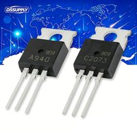 10PCS 2SA940 2SC2073 TO-220 Triode Transistor 5Pairs C2073 & A940 Each 5