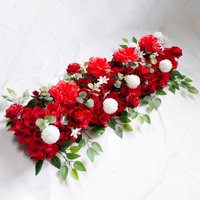 100cm DIY Wedding Flower Wall Decoration Arrangement Supplies Silk Peonies Rose Artificial Floral Row Decor Wed Arch Backdrop image 4