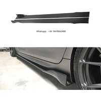 Carbon Fiber Customized Length Universal Side Skirt Extension Lip Car Side Skirt for Car Model