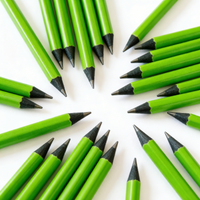 10/16/28/38 PCS Green Triangular Sticks Black Wood Pencils HB Special Writing Pencils Wooden Drawing and Sketching Pencils